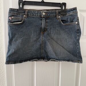 Denim Huihine Dahui Mini Skirt